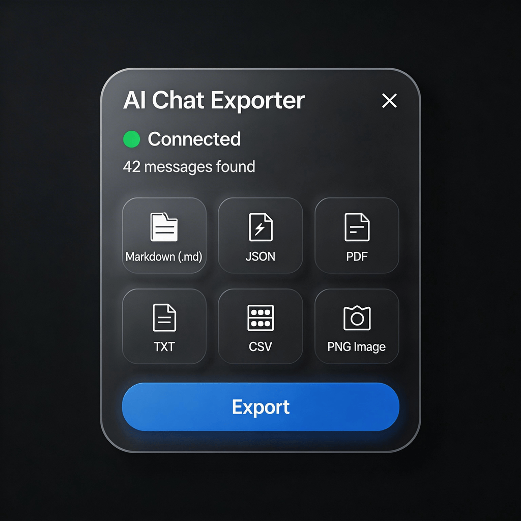 AI Chat Exporter Screenshot